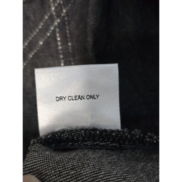 Roja Denim Western Embroidered Fringe Denim Tunic Top Shirt Button Front Medium - Picture 9 of 11